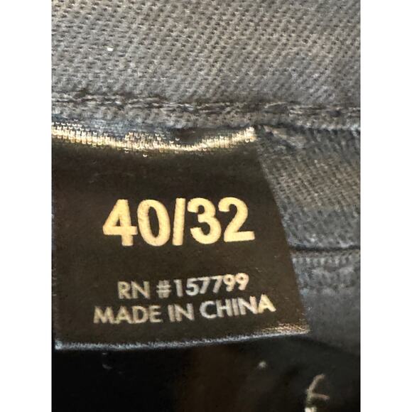 Trendique · 40×32 · Black Distressed Denim Jeans · Men’s Streetwear Fit - Picture 10 of 12